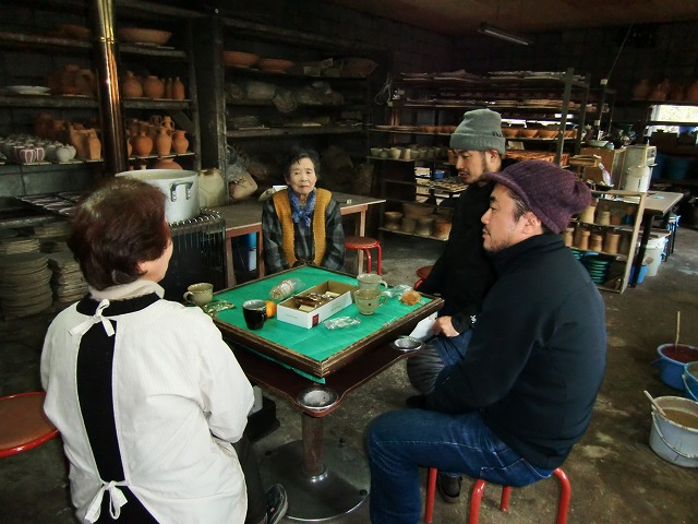 制作室で嫁、姑と貴重なお話し.jpg